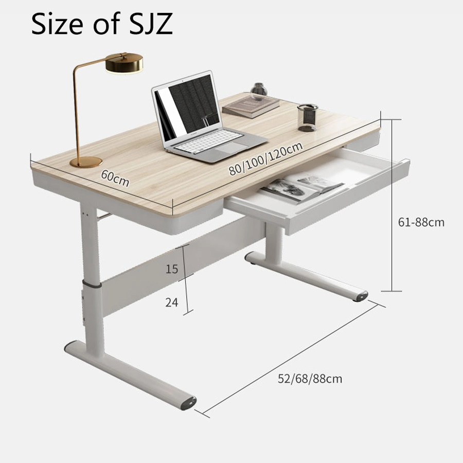 Sit Stand Modern High Quality Standing Desk Height Adjustable School Study Computer Desk for Home Office